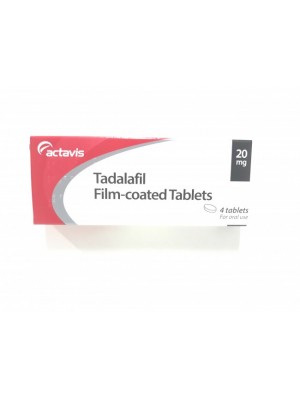 Tadalafil 20 mg. 4 tablets